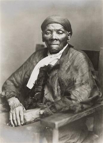 W.H. ERNSBERGER (1844-1941) Harriet Tubman, abolitionist (1822-1913). 1900; printed 1930s.                                                       